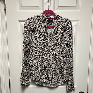 Anthropologie Leopard Print Top